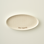 Bon Appetit Porcelain Oval Serving Platter
