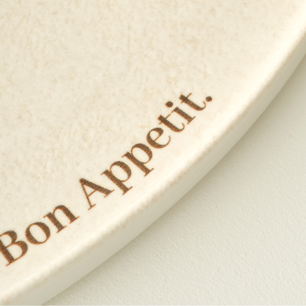 Bon Appetit Porcelain Oval Serving Platter