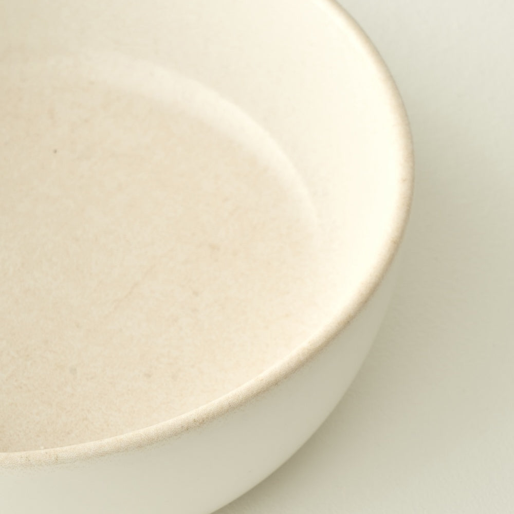 Merci Porcelain Soup Bowl detail view