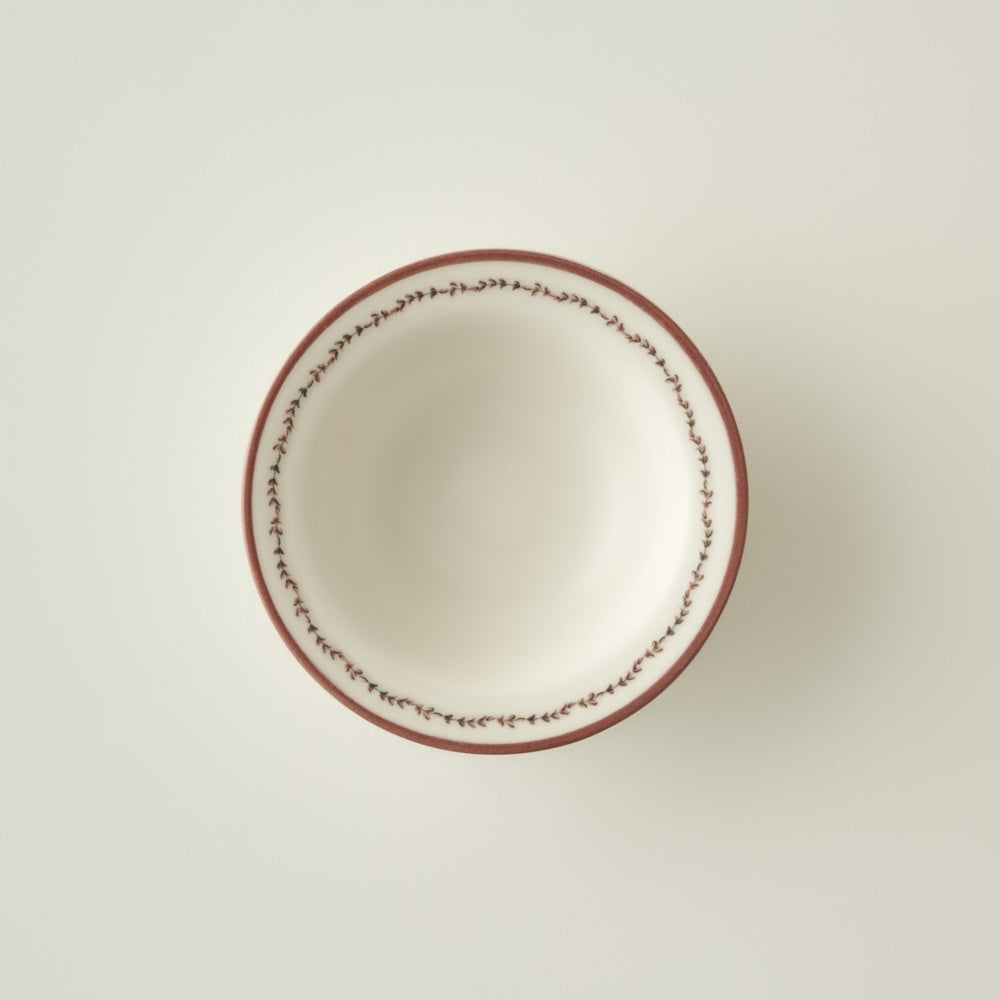 Rose Porcelain Soup Bowl additional view