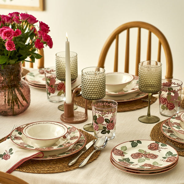 Rose Porcelain Soup Bowl