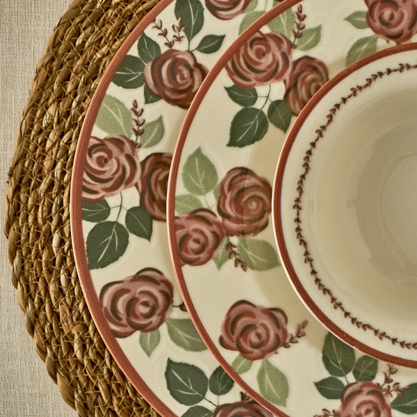 Rose Porcelain Soup Bowl