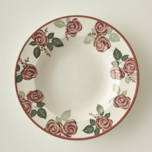 Rose Porcelain Salad Plate
