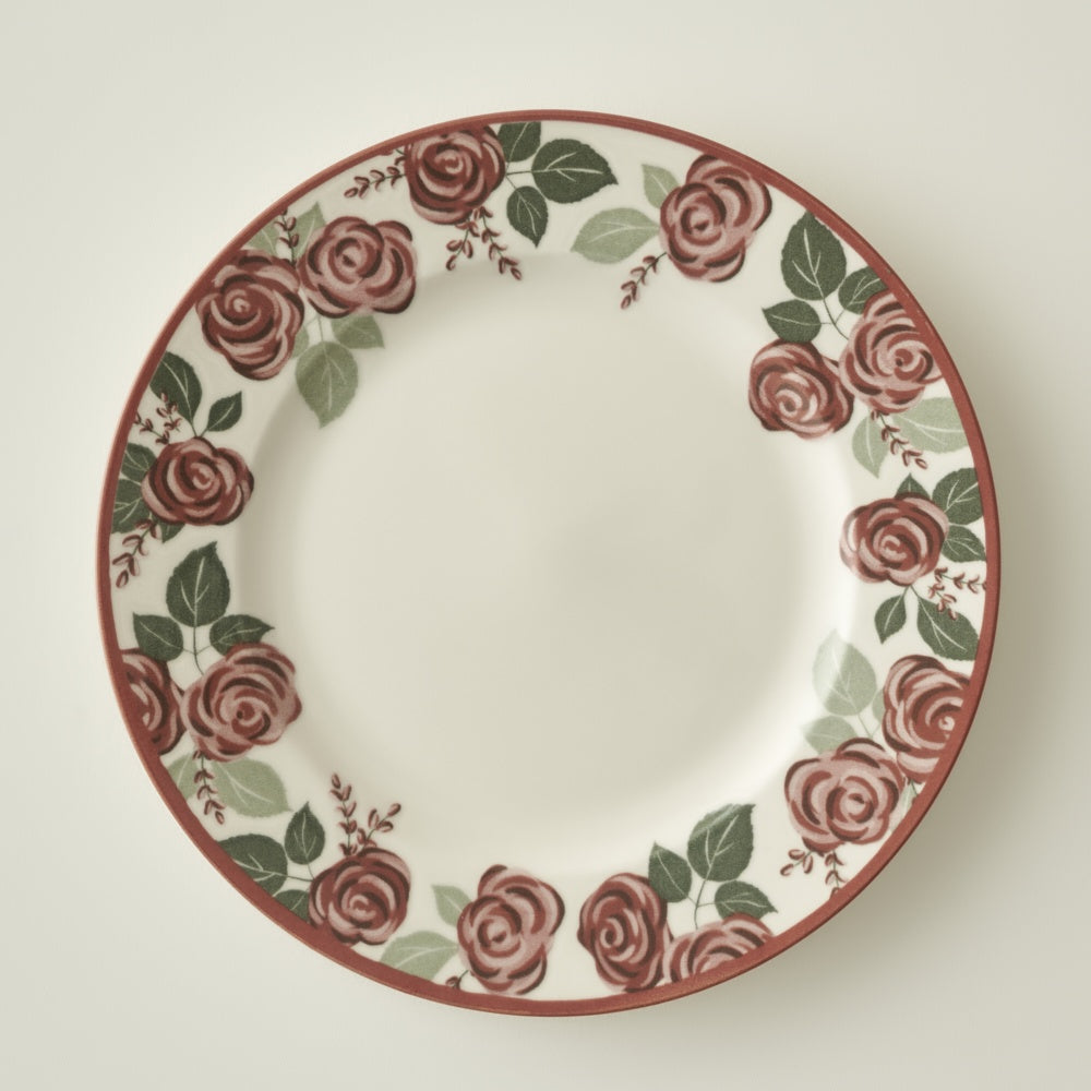 Rose Bordered Service Plate