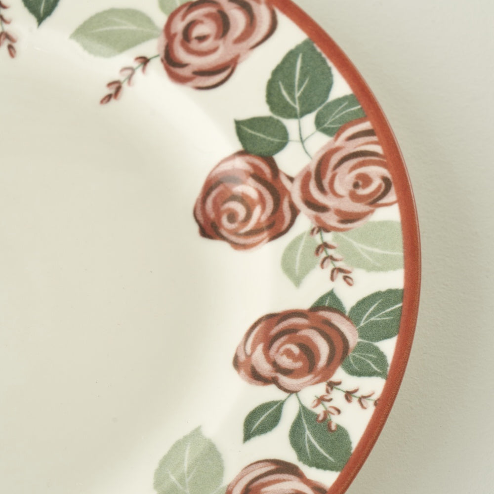 Rose Bordered Service Plate detail view
