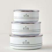 My Kitchen Enamel Storage Bowls (Set of 3)