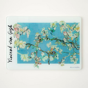 Van Gogh Almond Blossom Glass Cutting Board