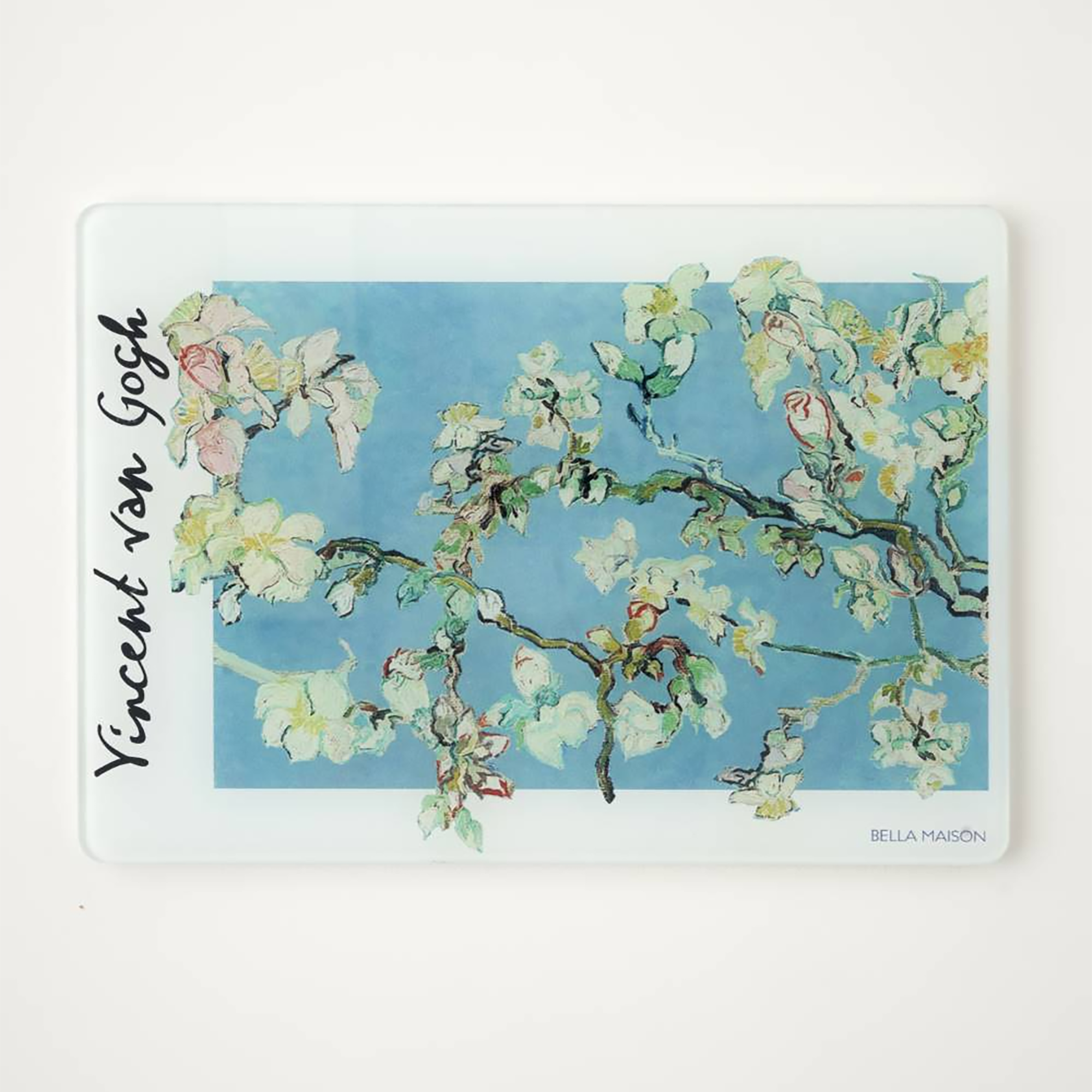 Van Gogh Almond Blossom Glass Cutting Board