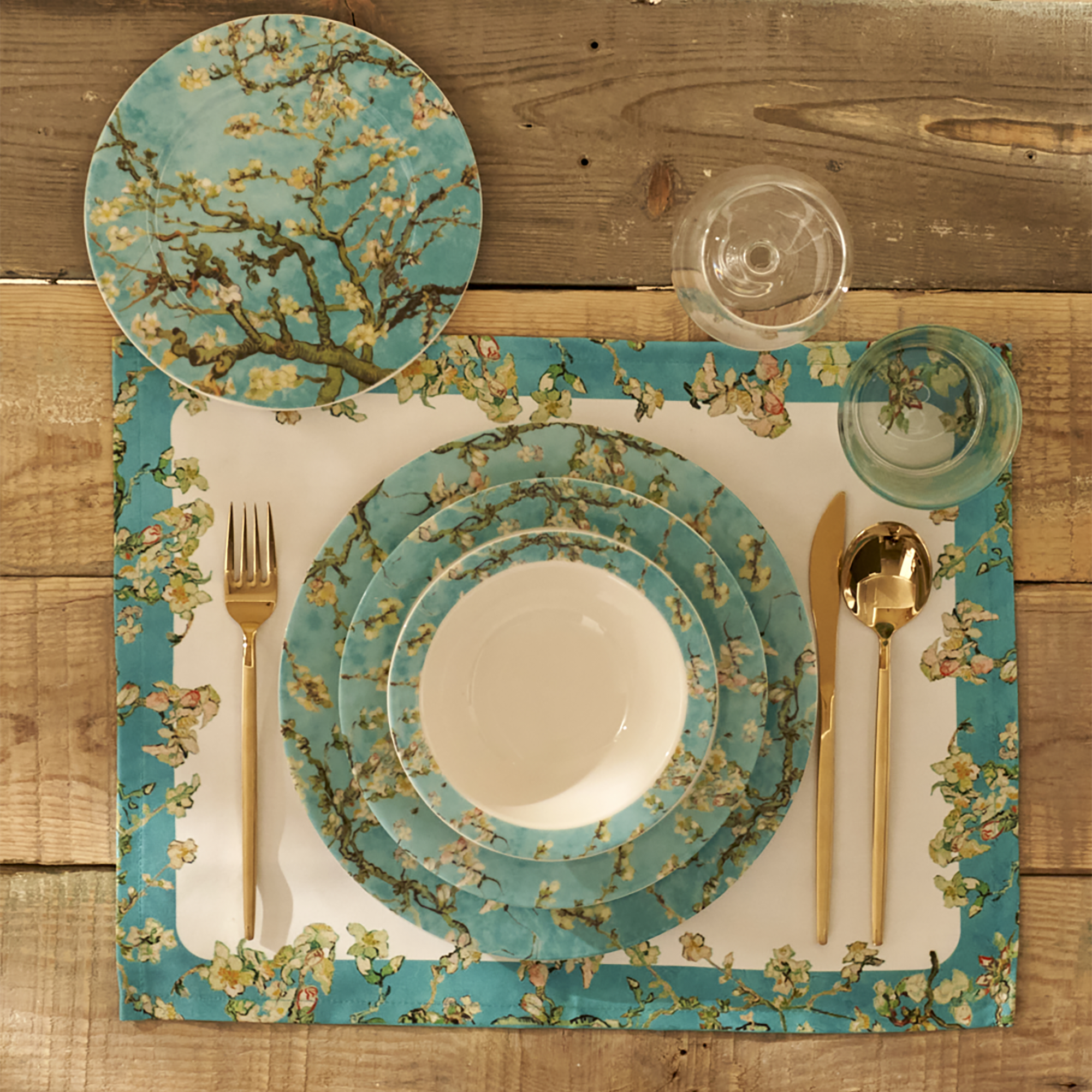 Van Gogh Almond Blossom Placemat detail view