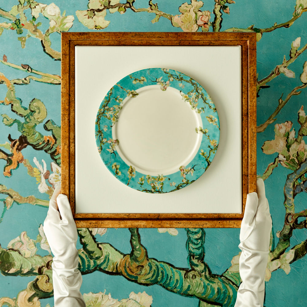 Van Gogh Almond Blossom Serving Plate detail view