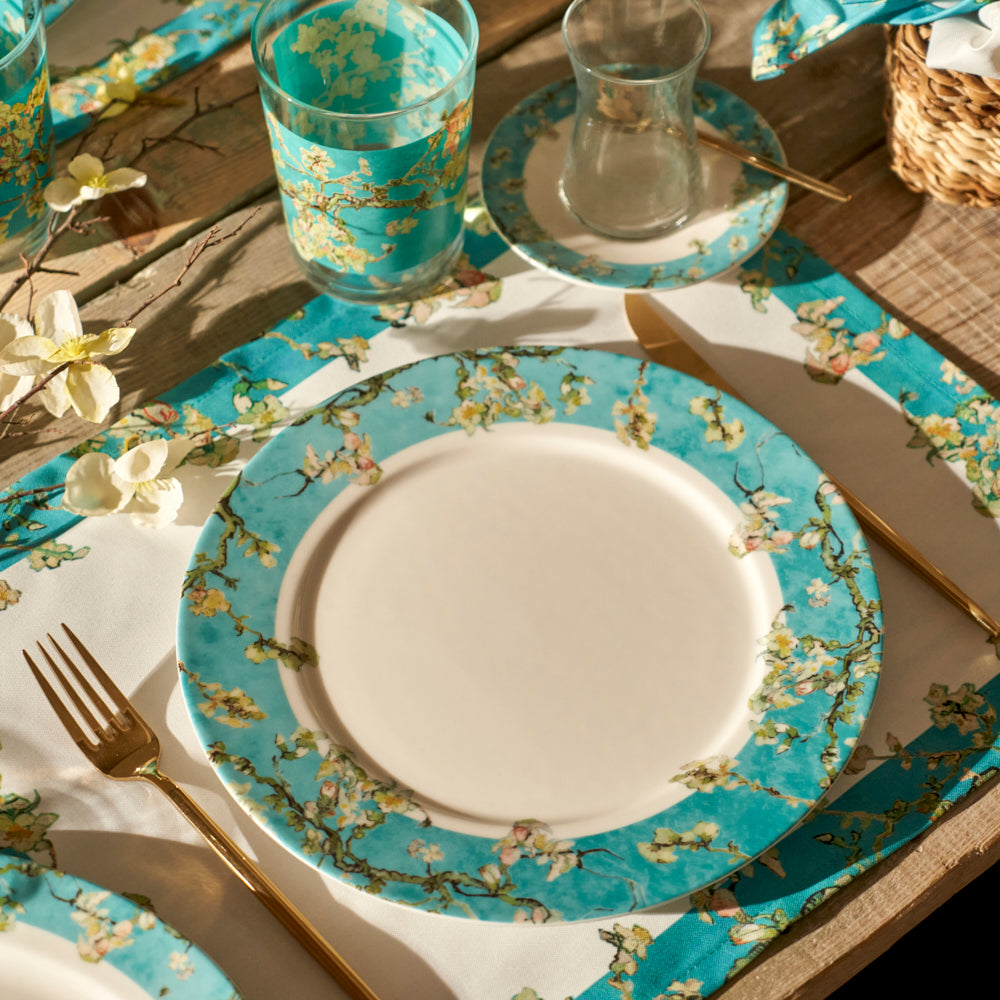 Van Gogh Almond Blossom Serving Plate detail view
