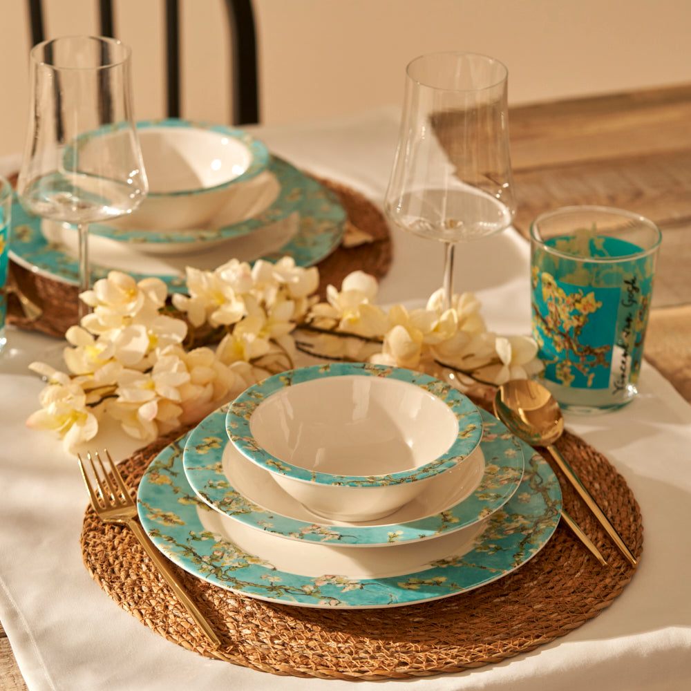 Van Gogh Almond Blossom Serving Plate detail view