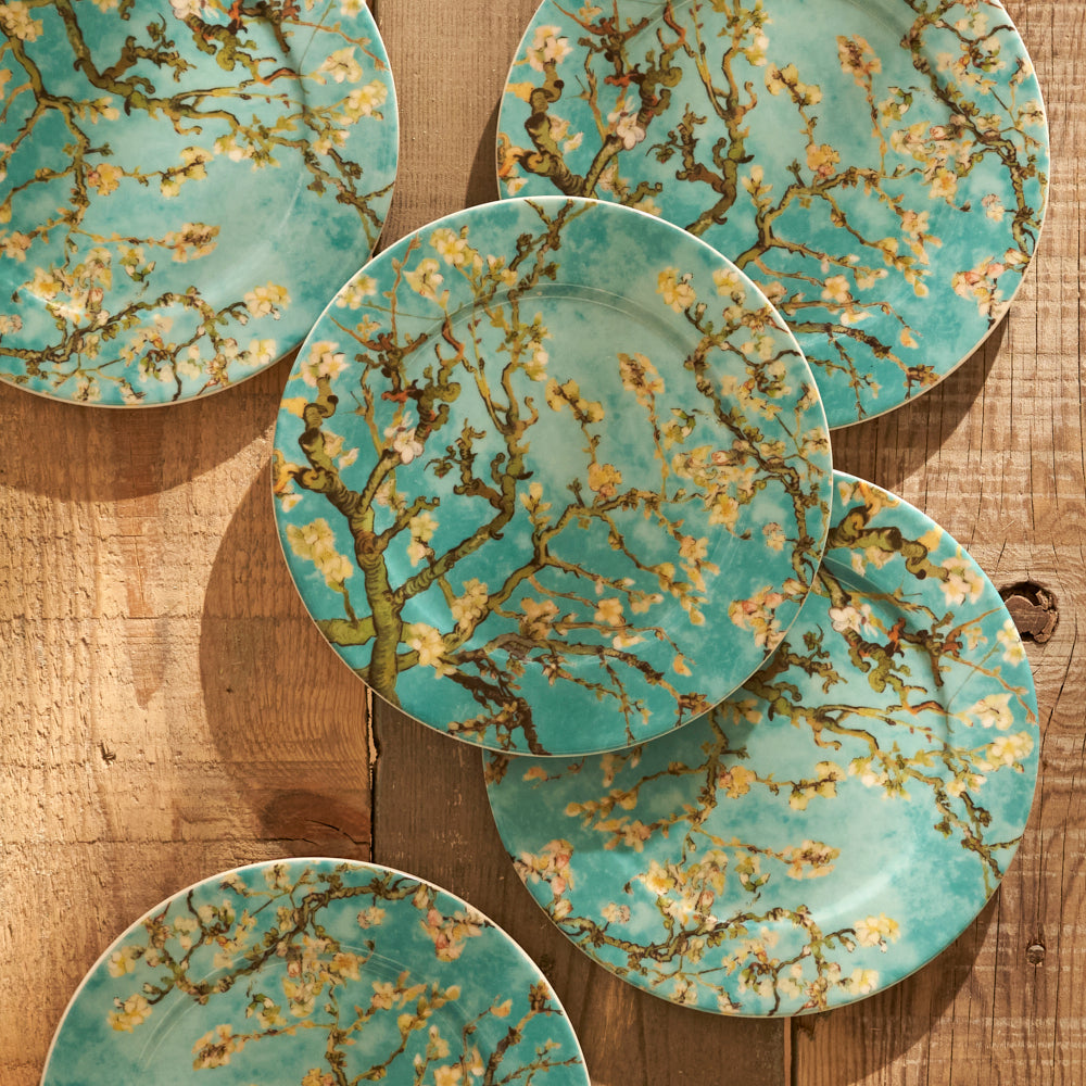 Van Gogh Almond Blossom Dessert Plate detail view