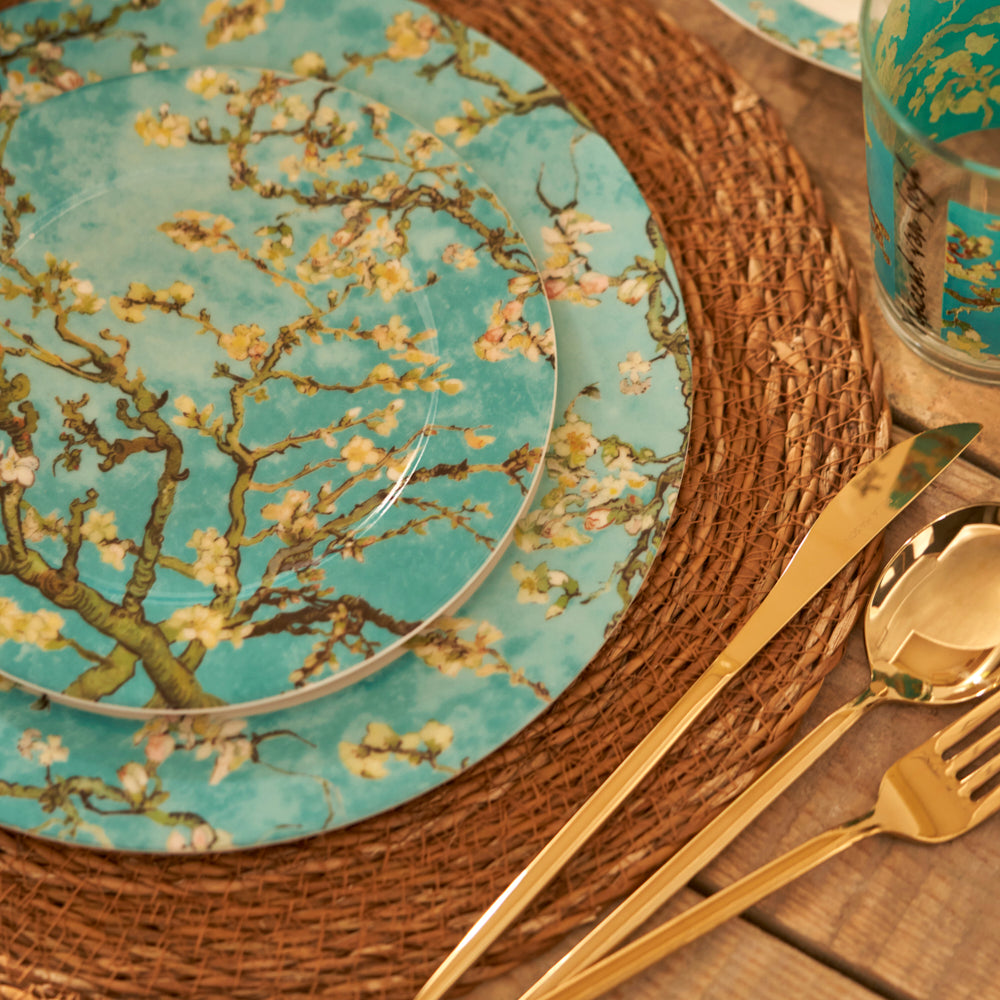 Van Gogh Almond Blossom Dessert Plate detail view