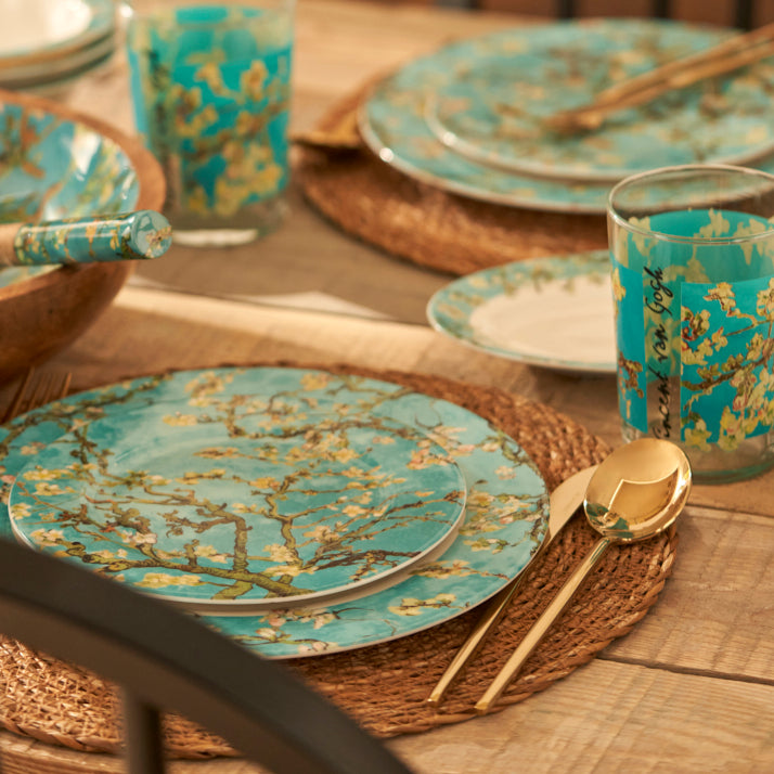 Van Gogh Almond Blossom Dessert Plate detail view
