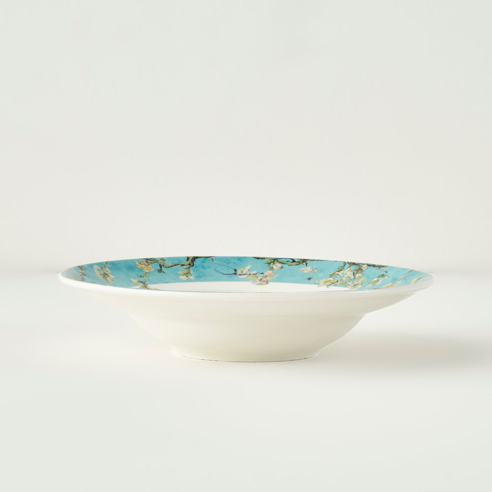 Van Gogh Almond Blossom Pasta Plate detail view
