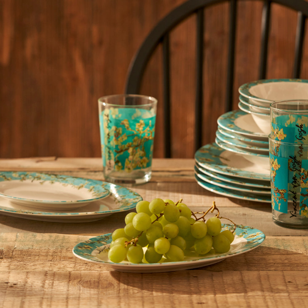 Van Gogh Almond Blossom Serving Platter detail view