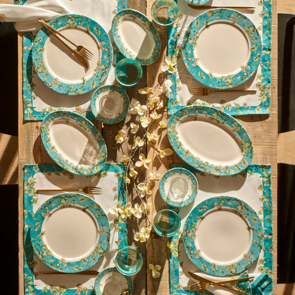 Van Gogh Almond Blossom Serving Platter detail view