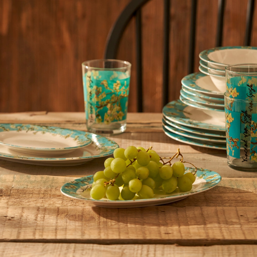 Van Gogh Almond Blossom Serving Platter detail view