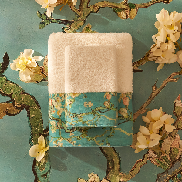 Van Gogh Almond Blossom Face Towel