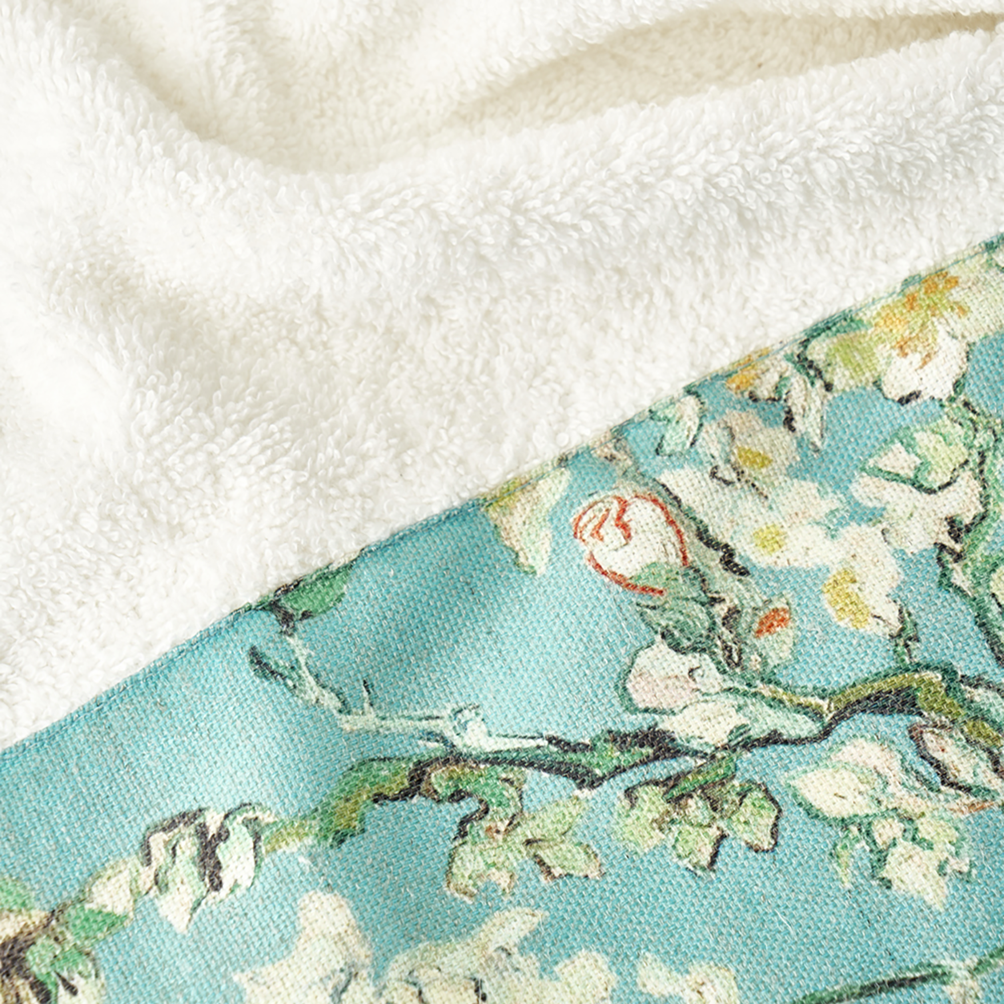 Van Gogh Almond Blossom Face Towel detail view