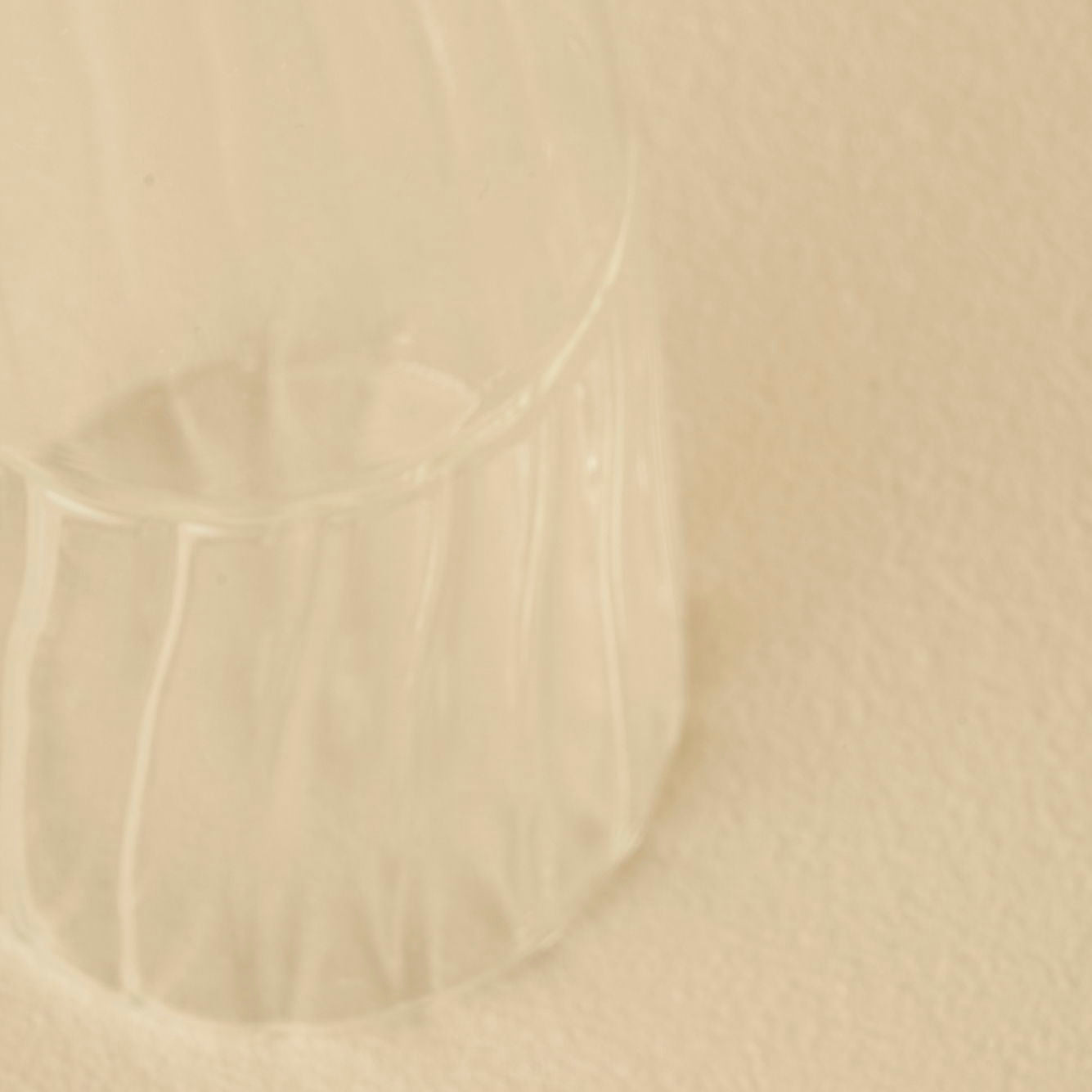 Reed Glass Oil Cruet with Cork Stopper