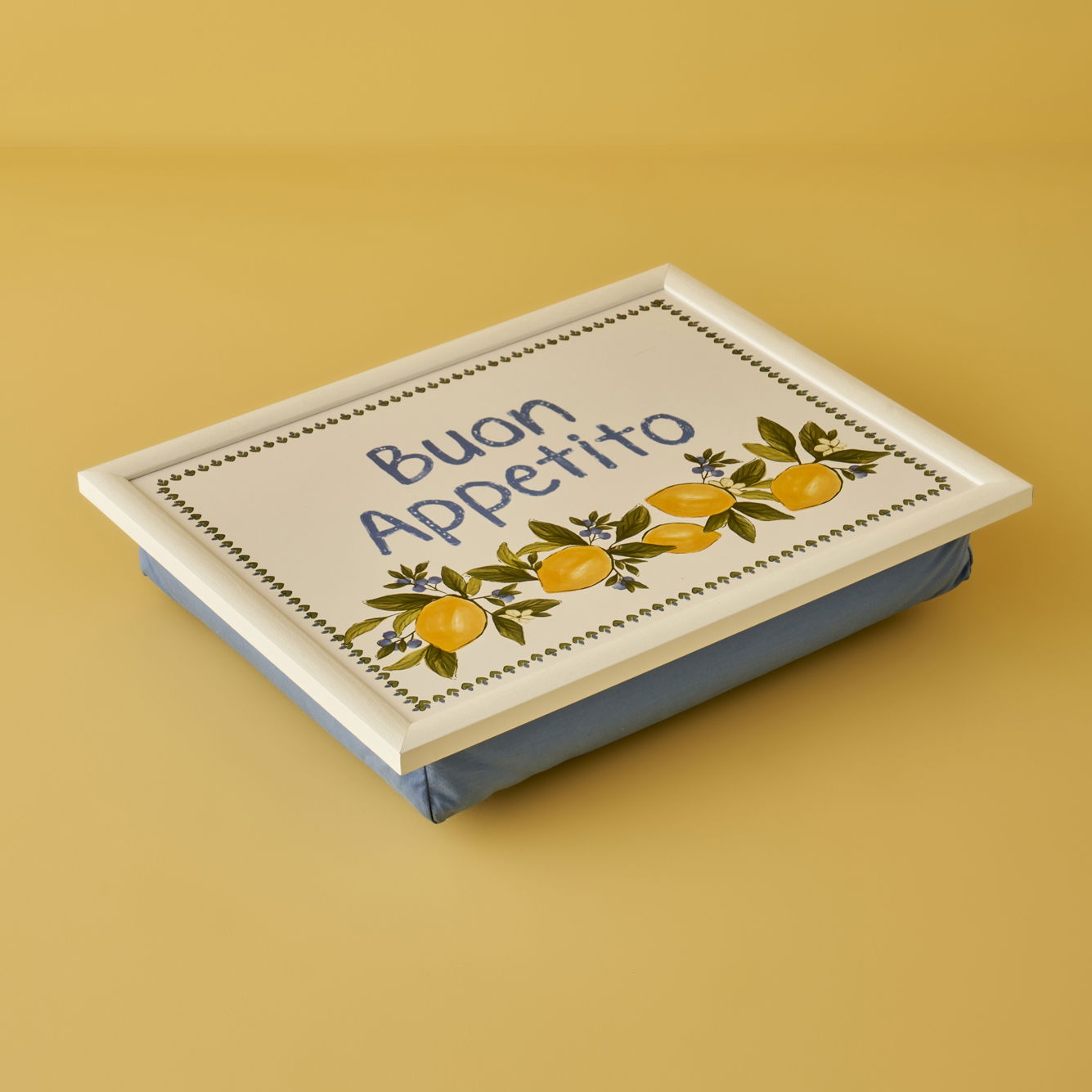 Lemoncello Cushion Lap Tray