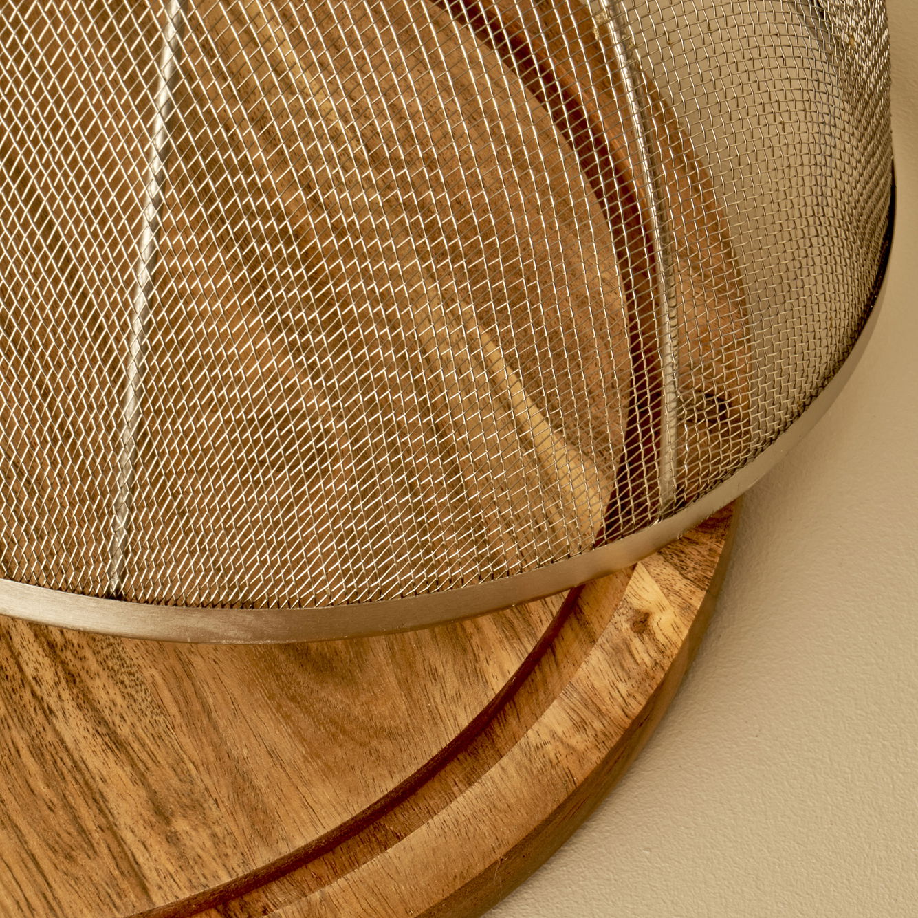 Spark Wooden Cake Stand with Dome