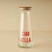 Line Ciao Bella Glass Carafe with Wooden Lid