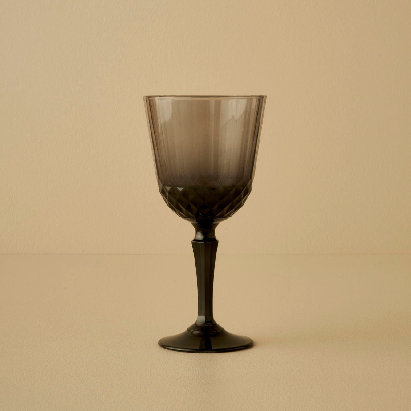 Colore Crystal Cut Wine Glass
