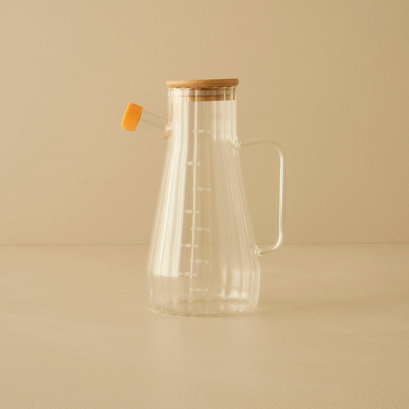 Alice Oil Cruet with Bamboo Lid