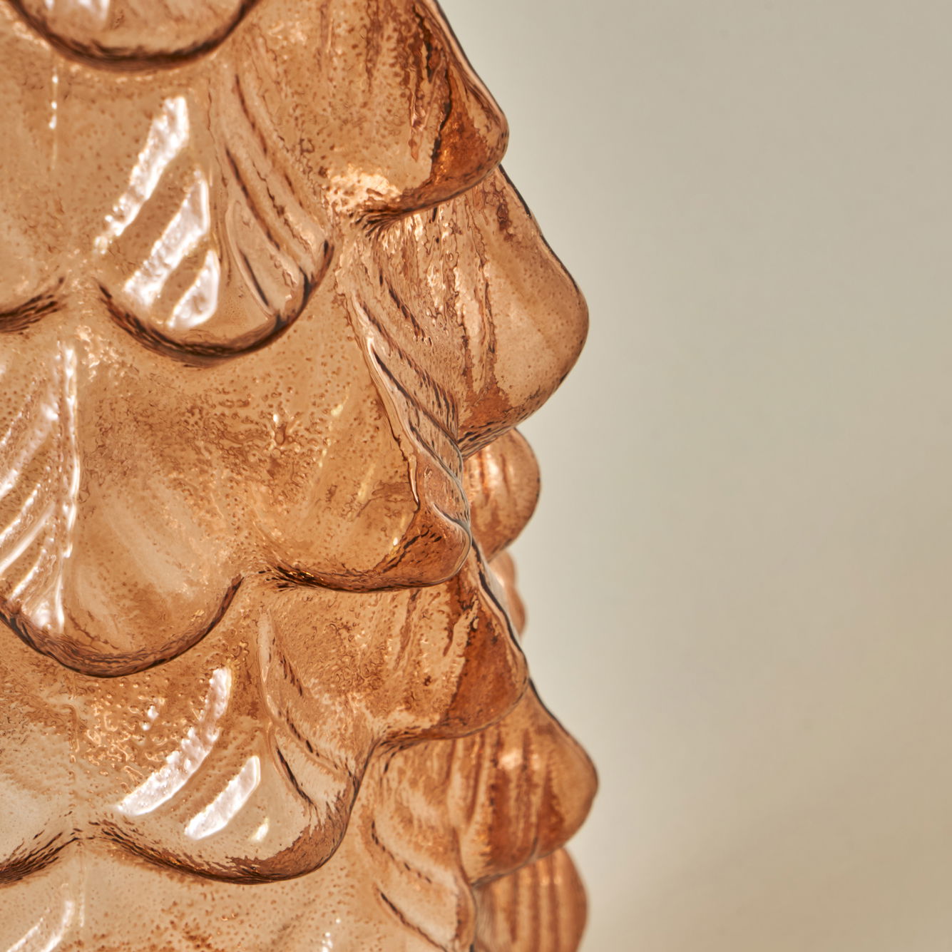 Pine Tree Glass Christmas Ornament