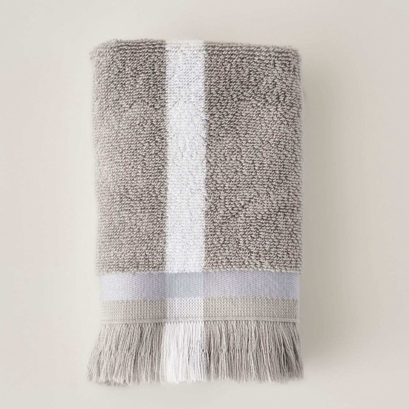 Ella Striped Cotton Washcloth