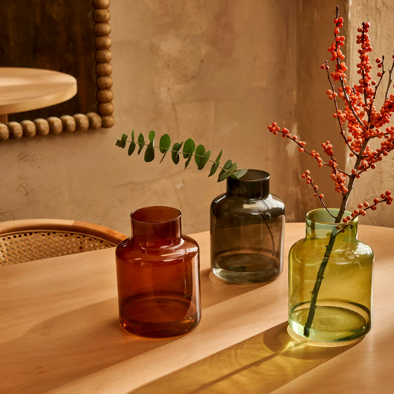 Lore Amber Glass Vase