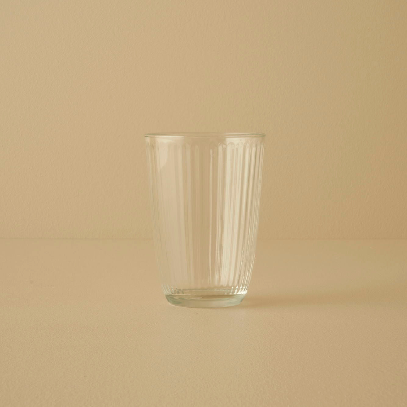 Line Ribbed Highball Glass