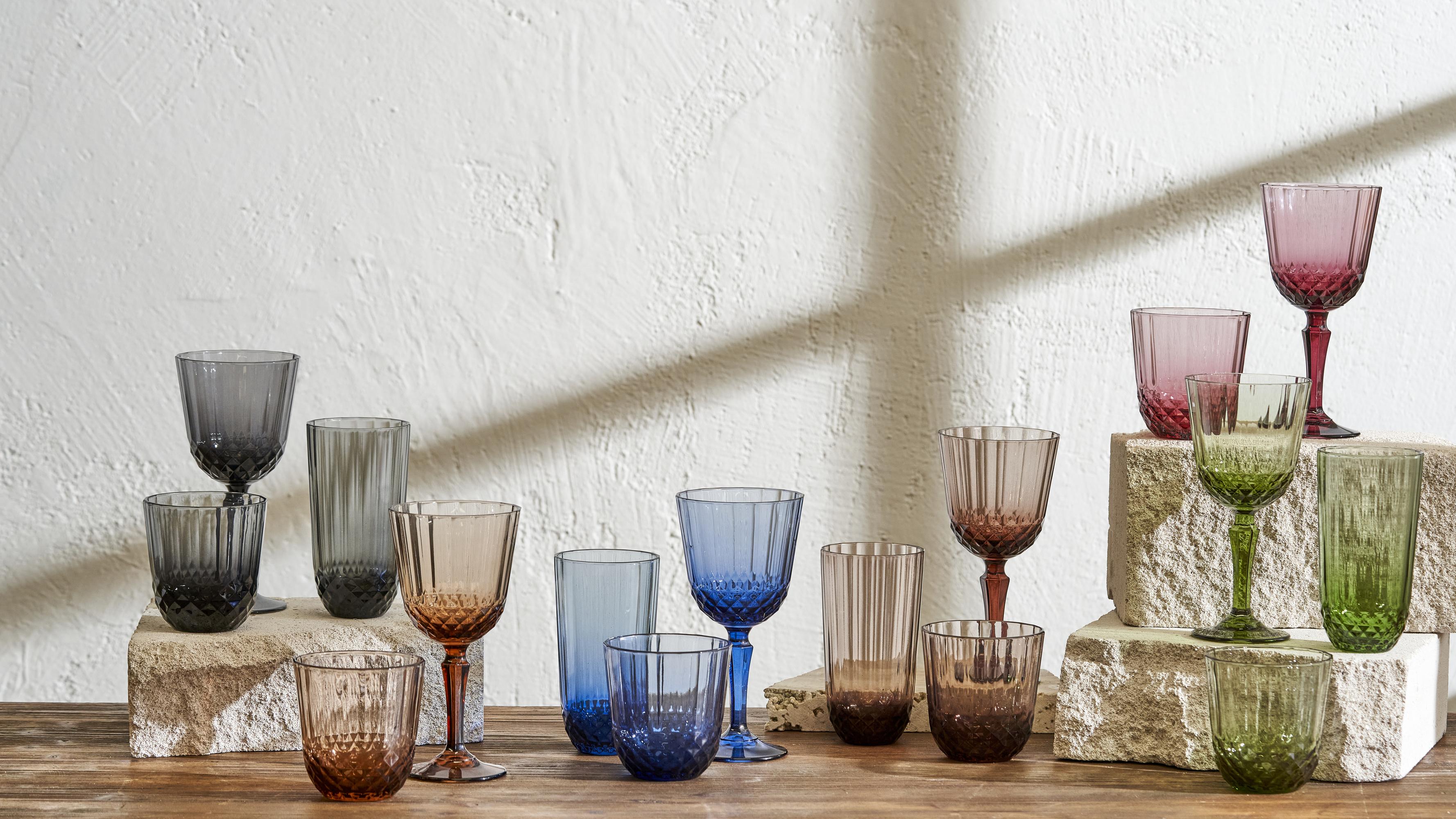 Colore Crystal Cut Tumbler