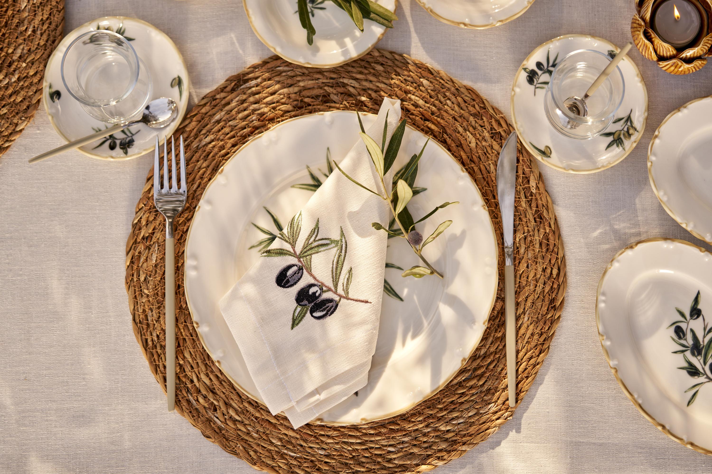 Olive Porcelain Dinner Plate