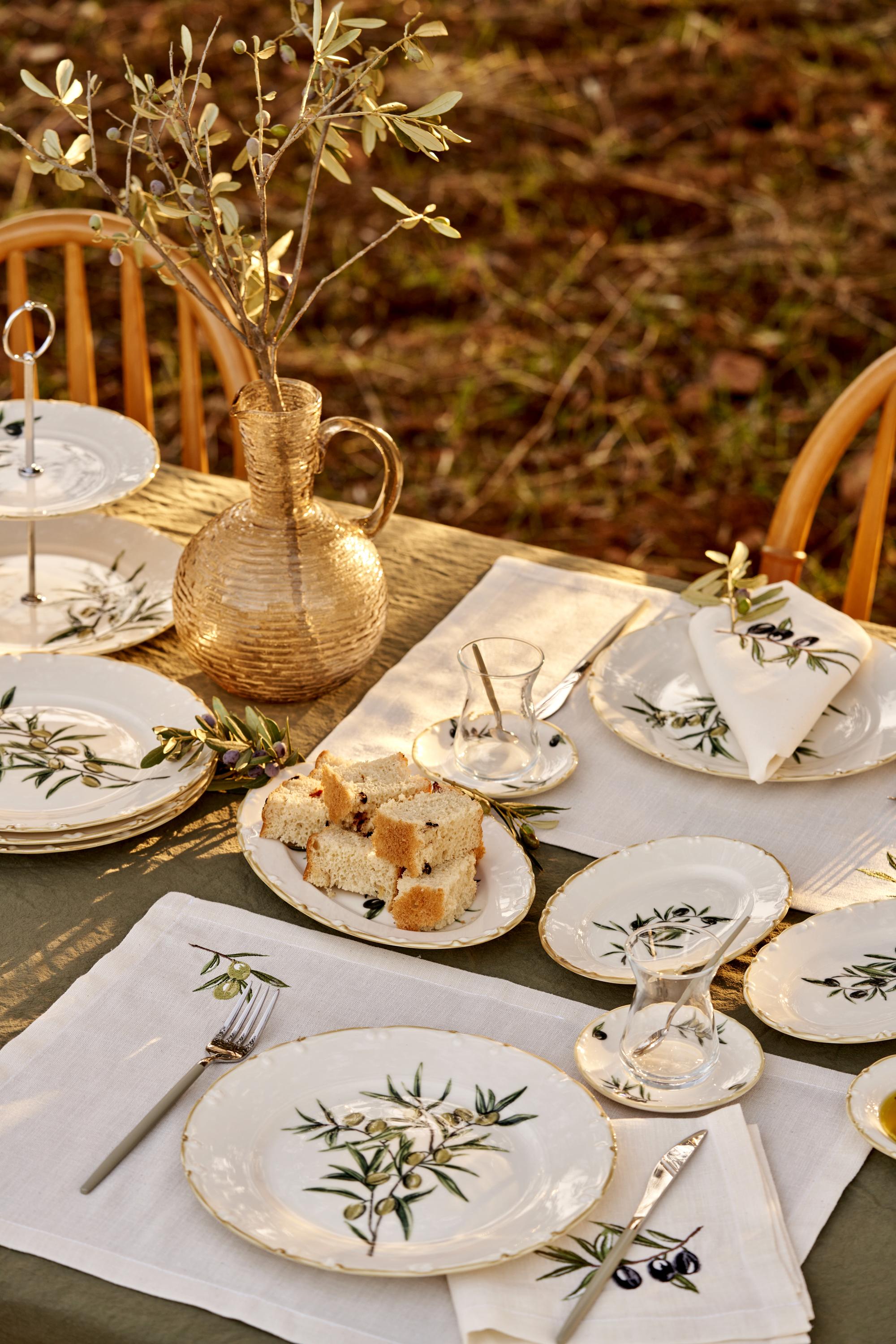 Olive Porcelain Dinner Plate