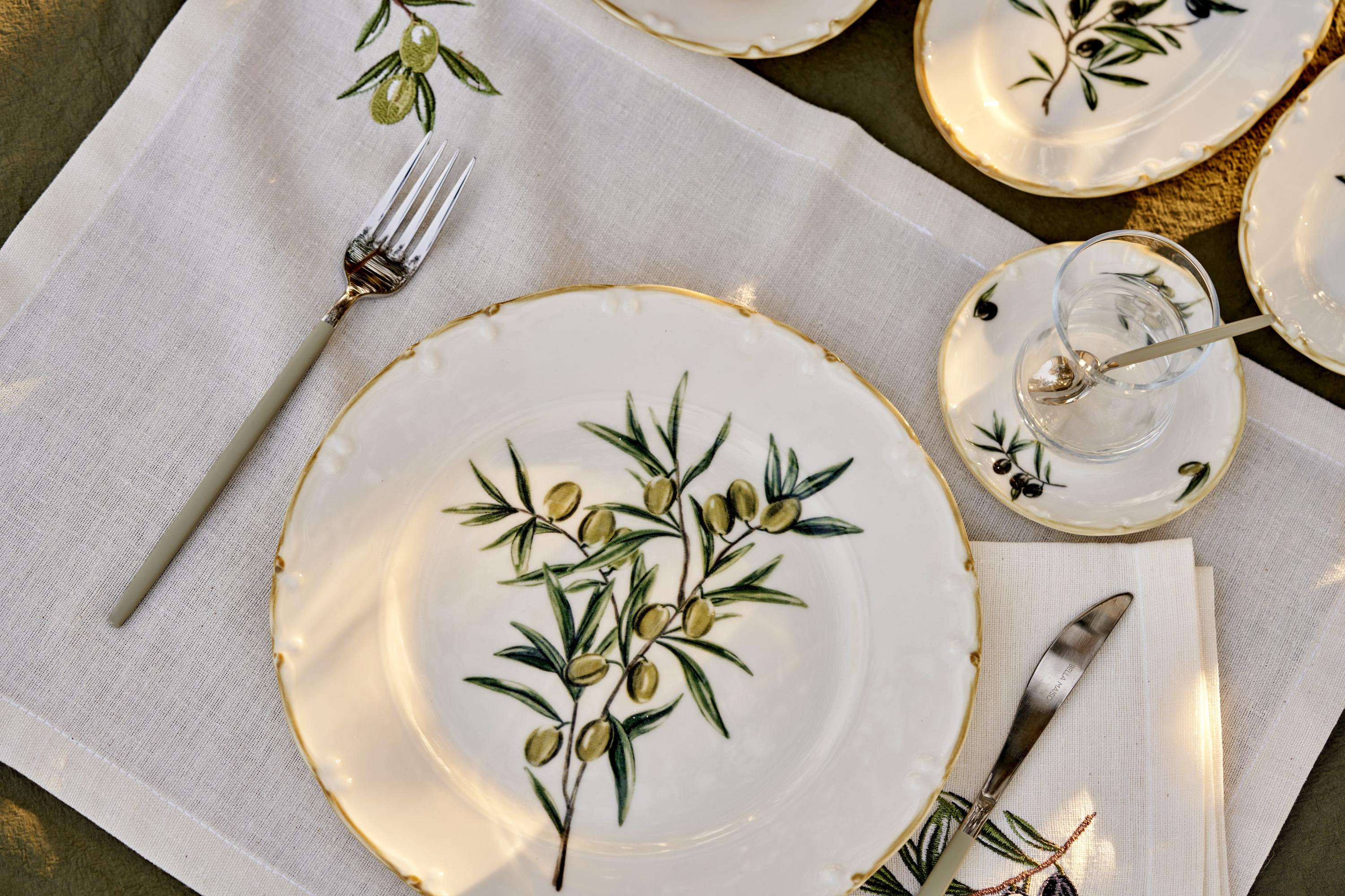 Olive Porcelain Dinner Plate