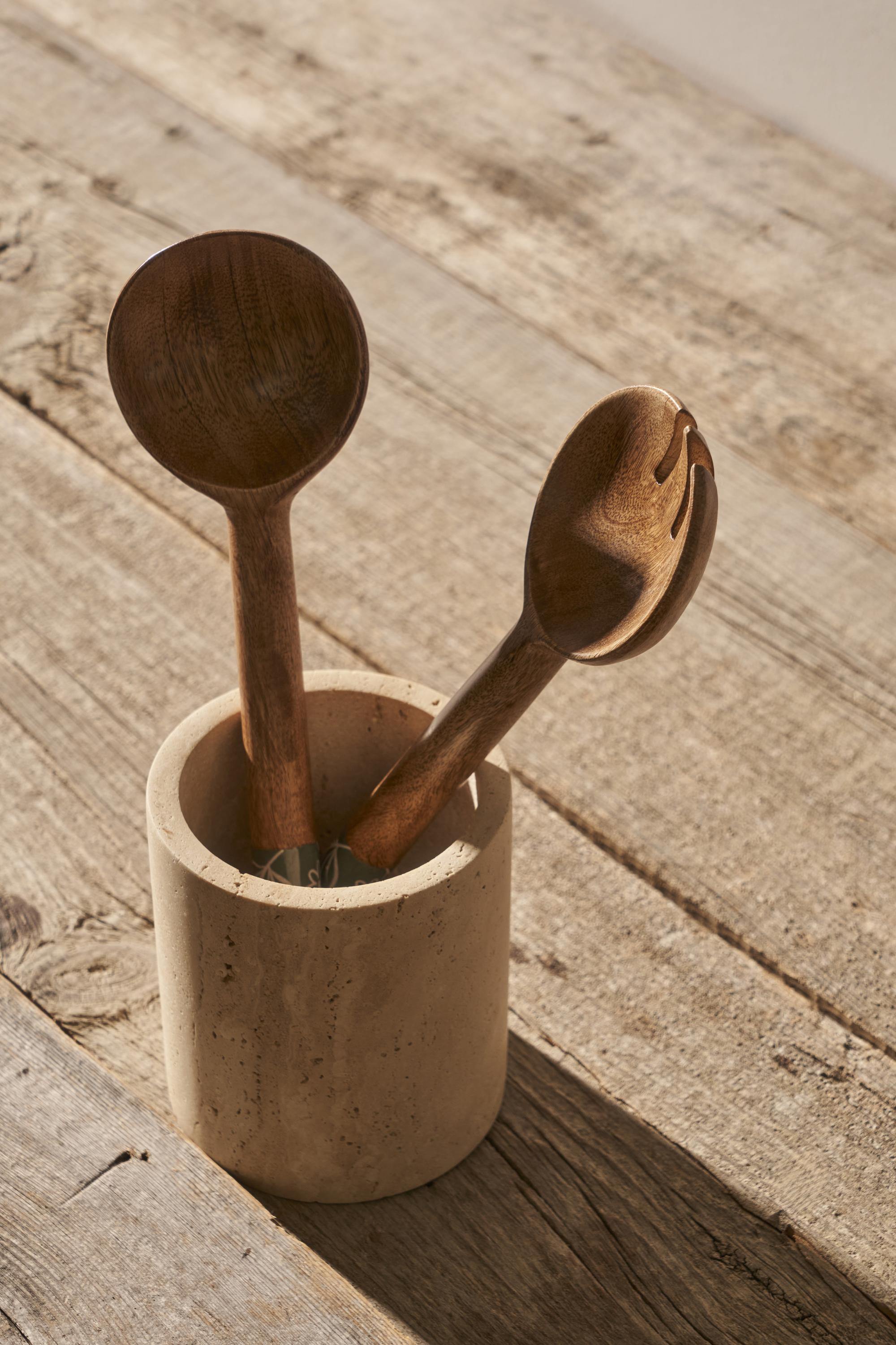 Riva Wooden Salad Serving Set