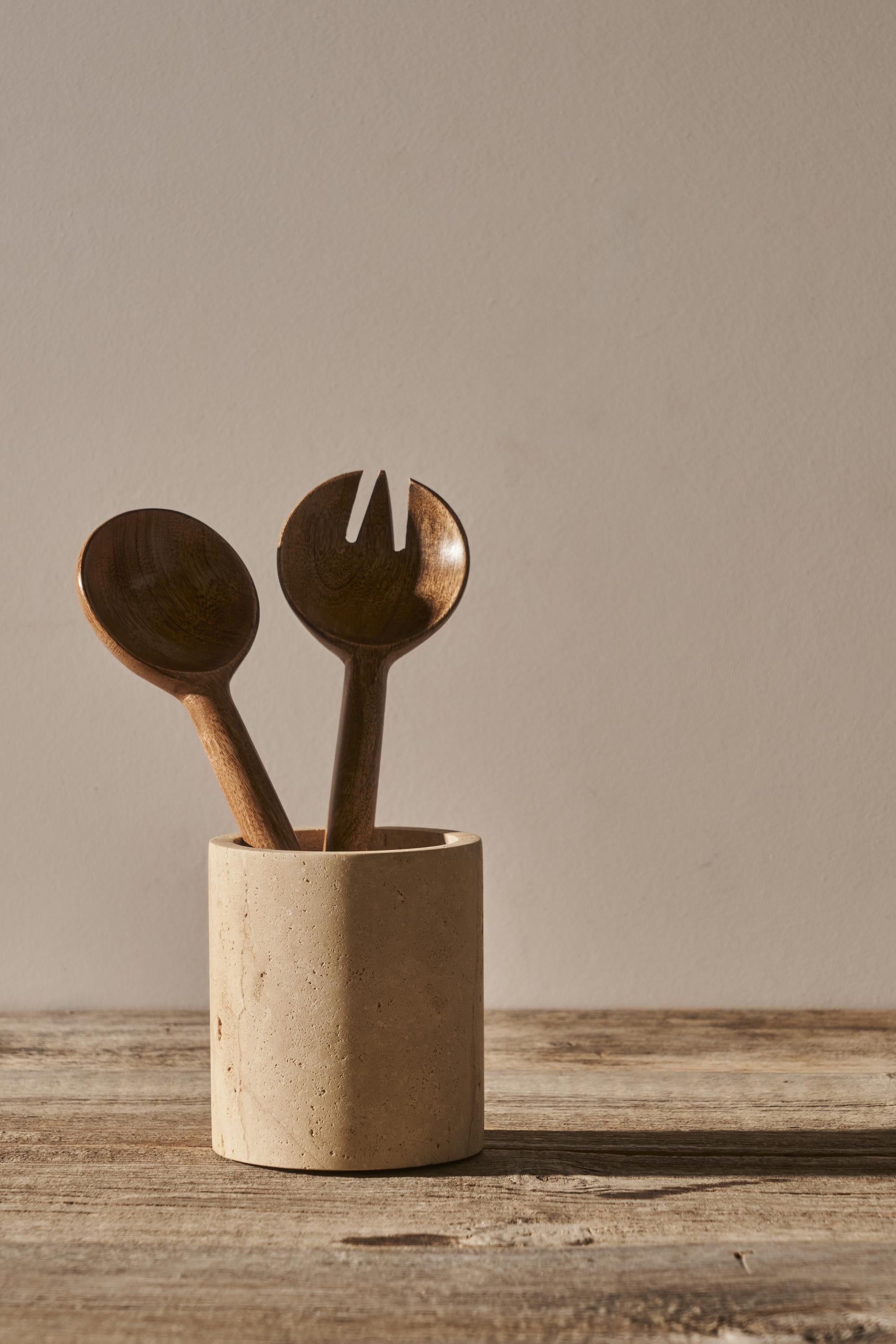 Riva Wooden Salad Serving Set