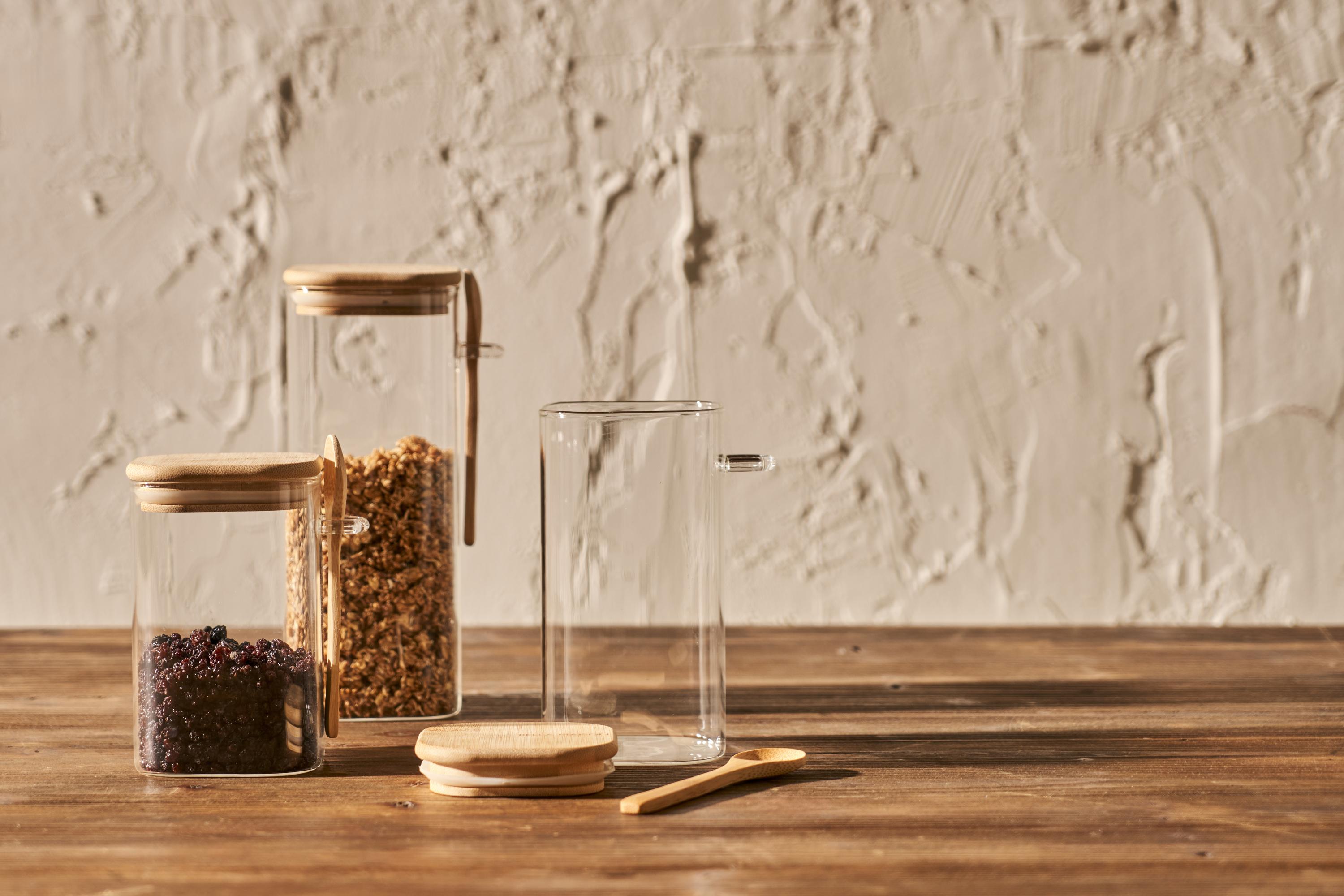 Alice Jar with Bamboo Lid & Spoon