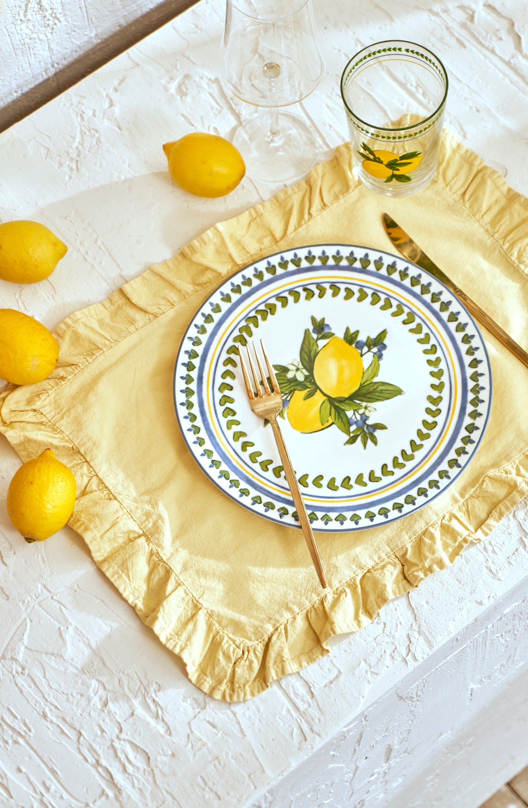 Lemoncello Porcelain Dinner Plate