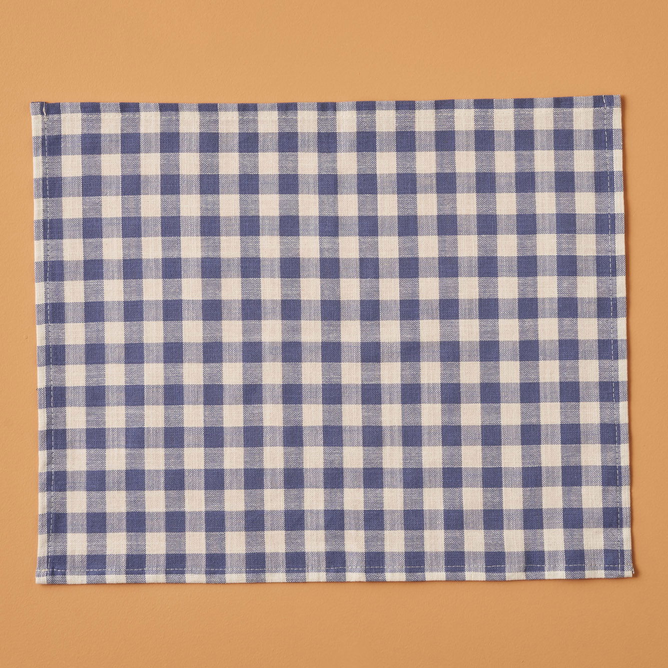 Bleu Blanc Gingham Cotton Placemat