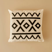 Helena Cotton Punch Embroidered Throw Pillow