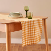 Pavia Gingham Cotton Table Runner
