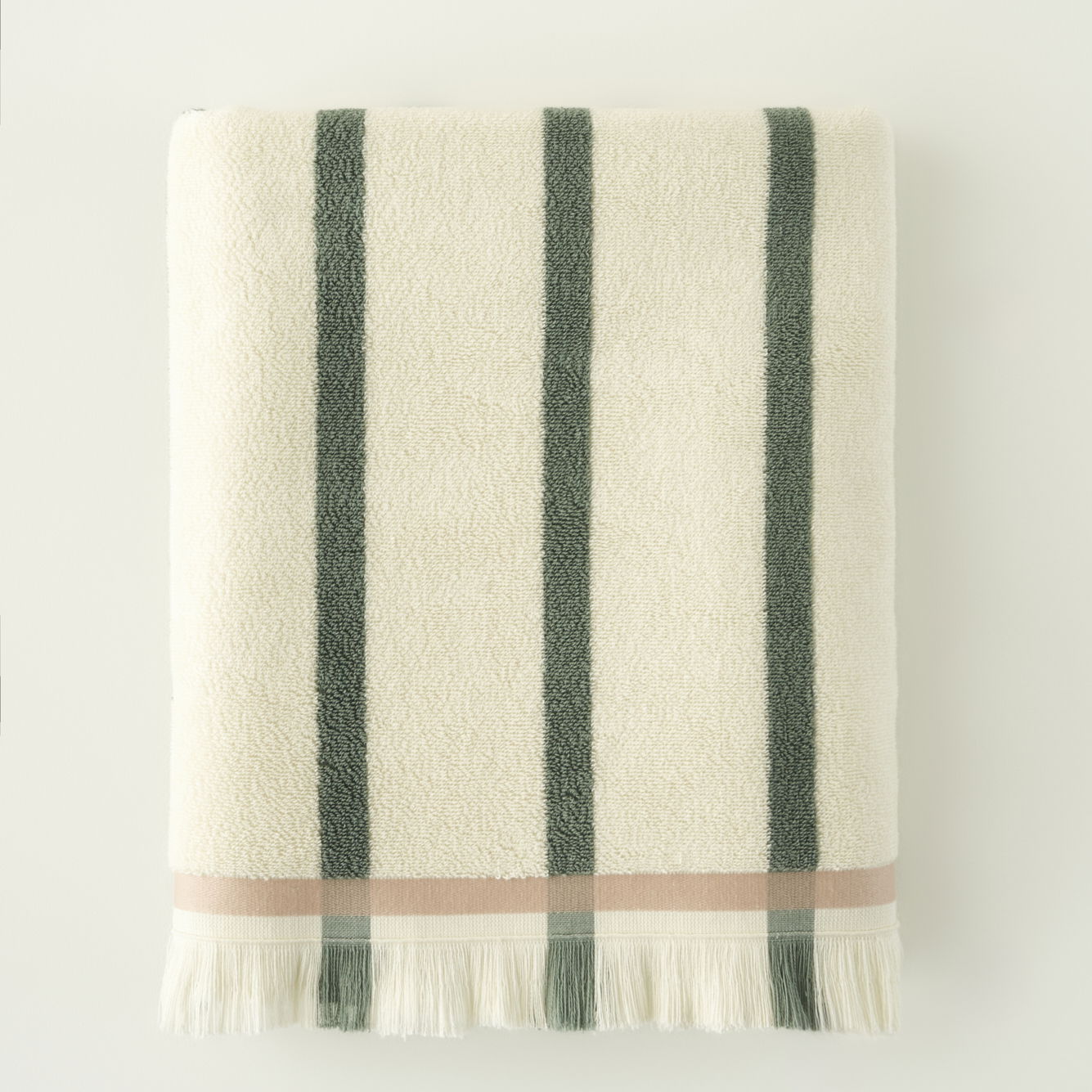 Ella Striped Cotton Bath Towel