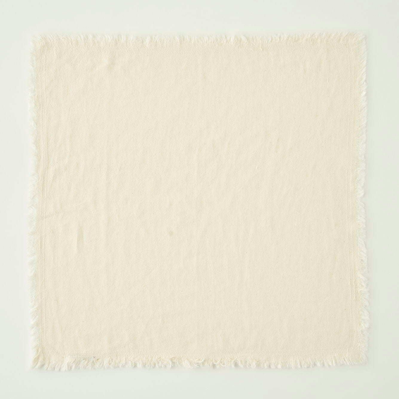 Olive Fringed Cotton Napkin