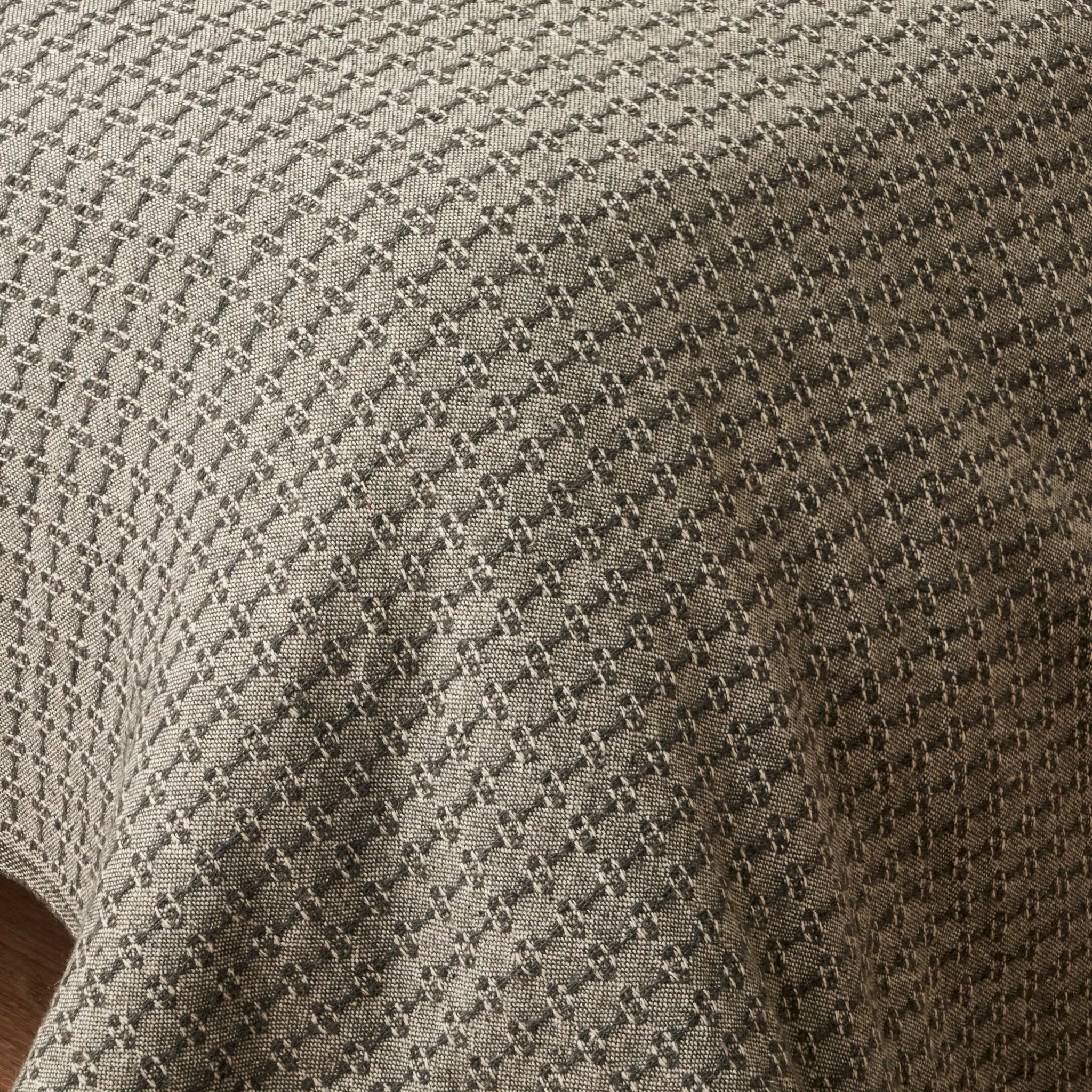 Alisia Jacquard Coverlet texture detail