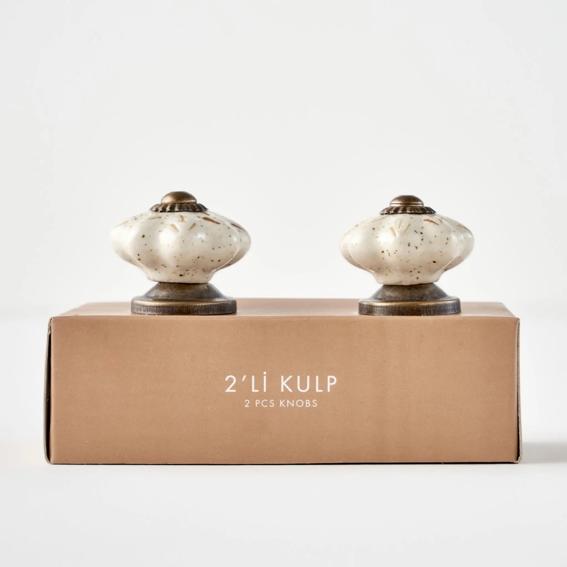 Alora Ceramic Cabinet Knobs (Set of 2) side view